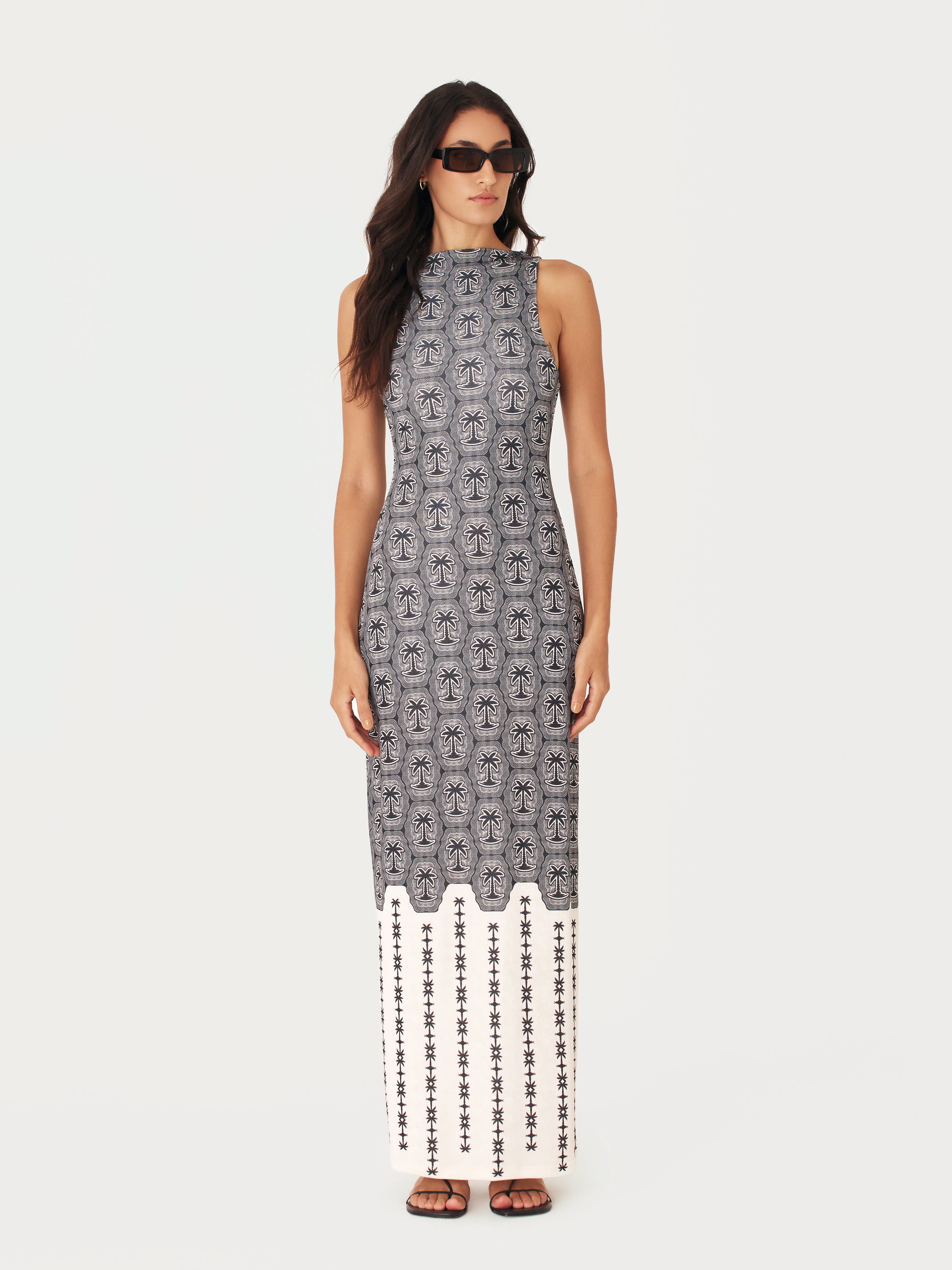 Maxi Dress Vitrola - Negro