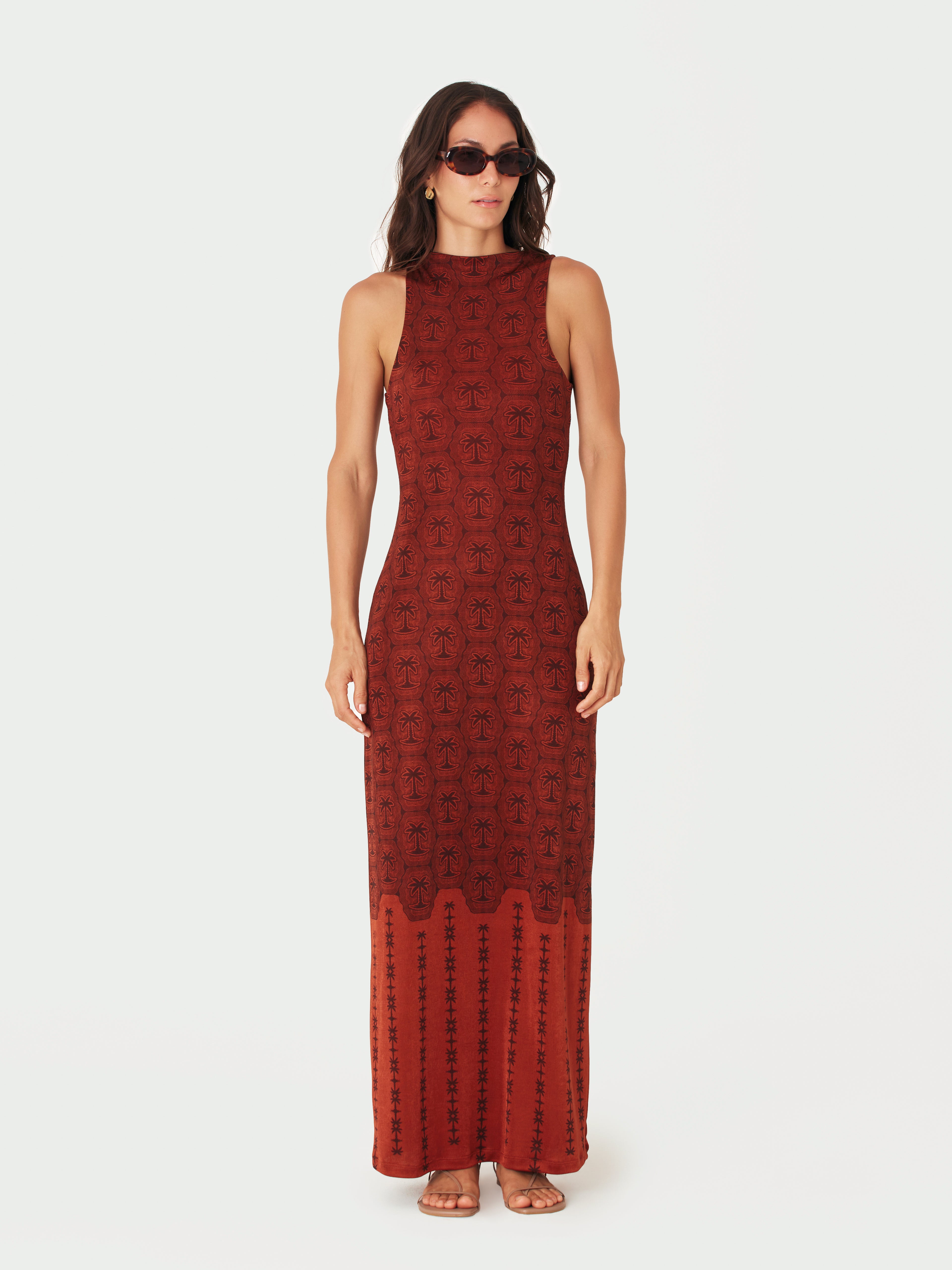 Maxi Dress Vitrola - Terracota