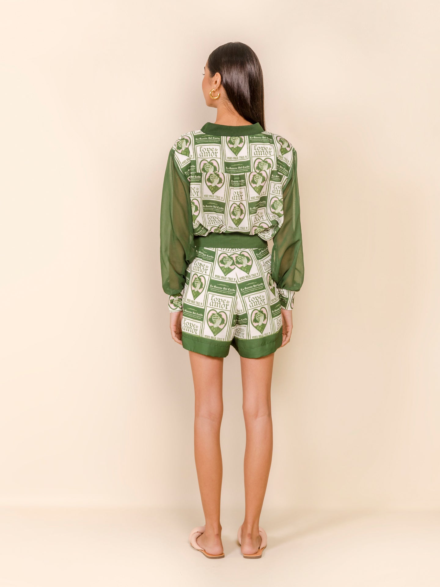 Blouse Love & Amor - Verde